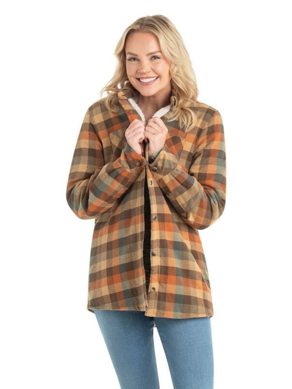 Legendary Whitetails Women's Open Country Sherpa Lined Shirt Jacket